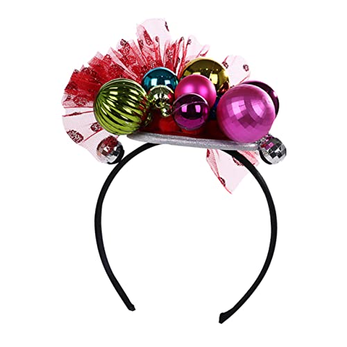WOONEKY 1 Stück Haarschmuck Accessoire mit Glocken Vielseitiges Haarband für Neujahrs und Weihnachtsfeiern Geeignet für Kostümpartys Zufällige Farbe Zufällige Farbe von WOONEKY