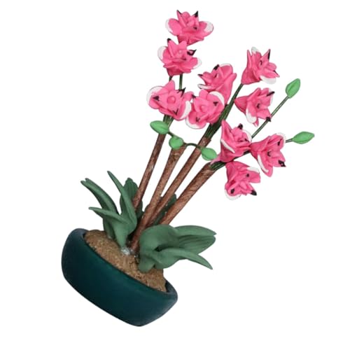 WOONEKY 1 Stück Lehm Topf Modell 1:12 Puppe Dekoration Niedlichen Mini Pot von WOONEKY