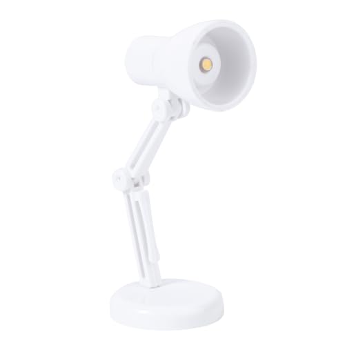 WOONEKY 1 Stück Miniatur Tischlampe für Puppenhaus Chic und Kreative Möbelmodell Dekoration Tragbare LED Lampe mit Batterie Weiß für Miniaturmöbel Dekorationen WOONEKY 1 Stück Miniatur Tischlampe für Puppenhaus Chic und Kreative Möbelmodell Dekoration Tragbare LED Lampe mit Batterie Weiß für Miniaturmöbel Dekorationen von WOONEKY