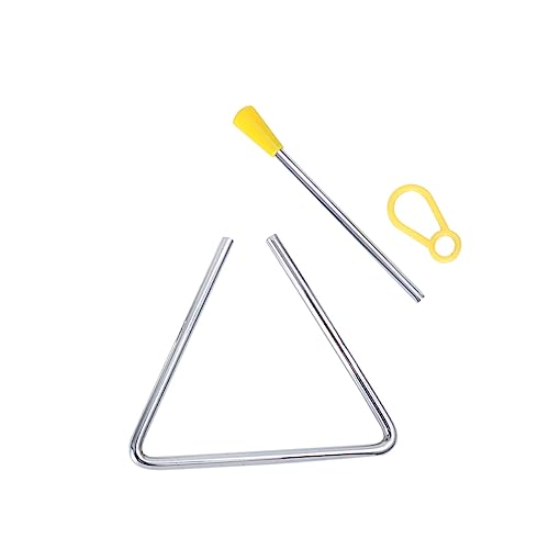 WOONEKY 1 Stück Musik Percussion Instrument Triangel Glockenspiel Frühkindliche Bildung für Jungen und Mädchen für Kindergarten und Zuhause WOONEKY 1 Stück Musik Percussion Instrument Triangel Glockenspiel Frühkindliche Bildung für Jungen und Mädchen für Kindergarten und Zuhause von WOONEKY