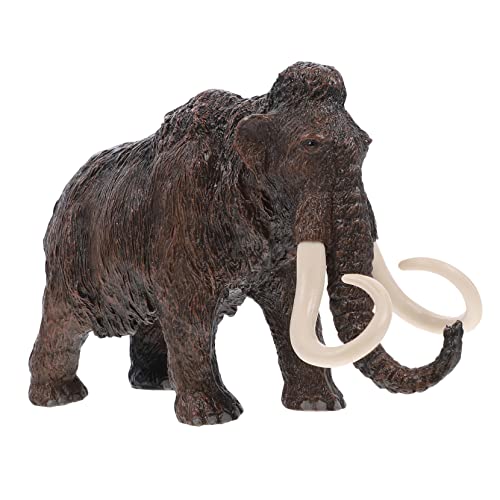 WOONEKY 1 Stück Realistische Elefant Tierfigur aus Umweltfreundlichem Kunststoff Statisches Modell für Dekoration und Bildungszwecke für Zuhause und Schreibtischgestaltung von WOONEKY