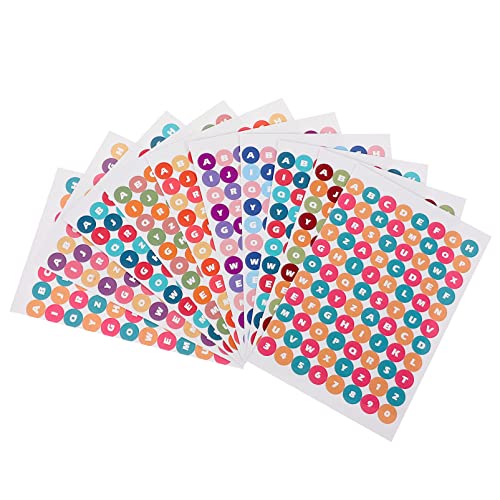 WOONEKY Handkonto-Aufkleber-Set 10 Bögen Mit Scrapbook-aufklebern in Regenbogen-Bonbonfarben Für Dekorative Zwecke von WOONEKY