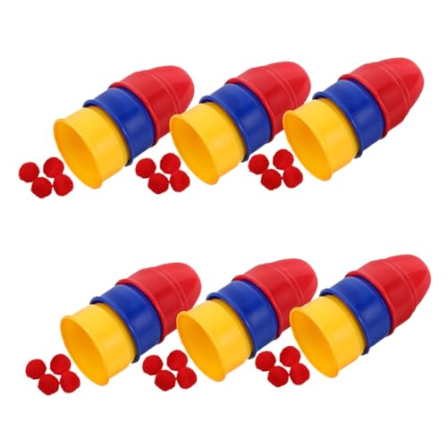 WOONEKY 10 Sets Magisches Partygeschenk: Becher Und Bälle, Zaubertrick-Set – Zauberer-zubehör Für Kinder Und Jugendliche – Trick-kit-Requisite Für Partys, Veranstaltungen, Bühnenauftritte von WOONEKY