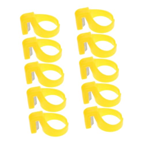 WOONEKY 10 Stück Ballon-schneideringe: Ballon-fingeröffner Aus Kunststoff – Fingerhut-finger-schneidewerkzeug Für Geburtstagsfeier-party-zubehör von WOONEKY