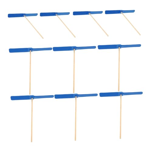 WOONEKY 10 Stück Bambus Drachenflieger Spielzeuge Outdoor Flugspielzeug für Interaktive Holzspielzeuge Kreativität und Motorischen Fähigkeiten von WOONEKY