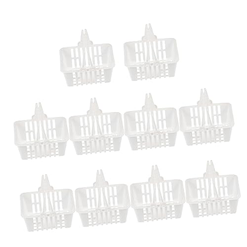 WOONEKY 10 Stück Mini Einkaufskorb Körbe aus Hochwertigem Plastik Zubehör für Puppen und Rollenspiele Leicht und Platzsparend Sicher WOONEKY 10 Stück Mini Einkaufskorb Körbe aus Hochwertigem Plastik Zubehör für Puppen und Rollenspiele Leicht und Platzsparend Sicher von WOONEKY