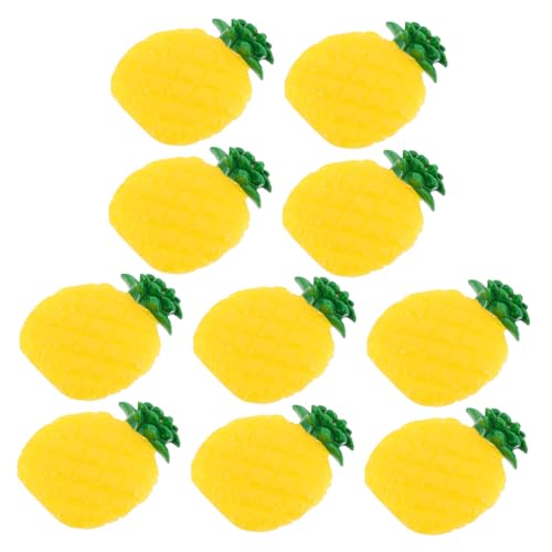 WOONEKY 10 Stück Mini Künstliche Ananas Scheiben Realistische Obstmodelle für Heimdekoration und Fotografie Lebensechte Frucht Deko für Wohnzimmer und Spielküche WOONEKY 10 Stück Mini Künstliche Ananas Scheiben Realistische Obstmodelle für Heimdekoration und Fotografie Lebensechte Frucht Deko für Wohnzimmer und Spielküche von WOONEKY