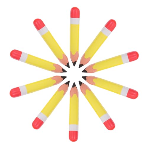 WOONEKY 10 Stück Teiliges Aufblasbares Bleistift für Geburtstagsfeiern Lustige PVC Deko für Klassenzimmer Gelb für Fotohintergründe und Feiern WOONEKY 10 Stück Teiliges Aufblasbares Bleistift für Geburtstagsfeiern Lustige PVC Deko für Klassenzimmer Gelb für Fotohintergründe und Feiern von WOONEKY