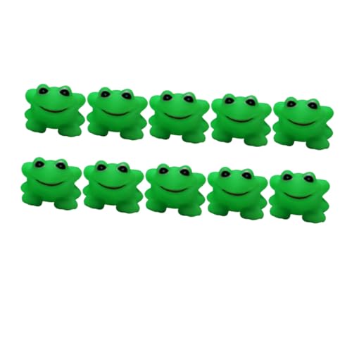 WOONEKY 10 Stück Teiliges Badewannenspielzeug Weiche Quiekende Froschfiguren Sicher und Langlebig Leicht für Neugeborene und Kleinkinder Spielerisches Wasserspielzeug für Dusche und WOONEKY 10 Stück Teiliges Badewannenspielzeug Weiche Quiekende Froschfiguren Sicher und Langlebig Leicht für Neugeborene und Kleinkinder Spielerisches Wasserspielzeug für Dusche und von WOONEKY