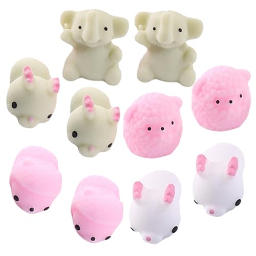 WOONEKY 10 Stück Teiliges Bunte Cartoon Tier Stressabbau Spielzeuge Anti Angst Pinch für Erwachsene Lustige Sensorische Squeeze Toys zur Entspannung und Angstlinderung WOONEKY 10 Stück Teiliges Bunte Cartoon Tier Stressabbau Spielzeuge Anti Angst Pinch für Erwachsene Lustige Sensorische Squeeze Toys zur Entspannung und Angstlinderung von WOONEKY