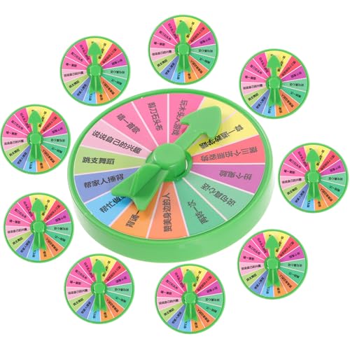 WOONEKY 10 Stück Teiliges Drehrad Kompakt Rotierendes Bestrafungs Rad für Interaktives Familienspiel Vielseitiges Outdoor Spiel Praktische und Tragbare Unterhaltung WOONEKY 10 Stück Teiliges Drehrad Kompakt Rotierendes Bestrafungs Rad für Interaktives Familienspiel Vielseitiges Outdoor Spiel Praktische und Tragbare Unterhaltung von WOONEKY