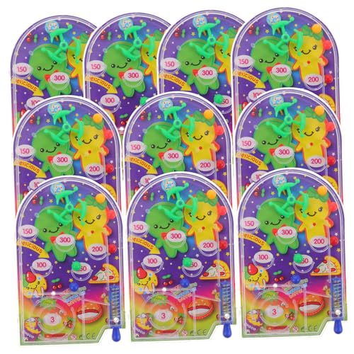 WOONEKY 10 Stück Teiliges Interaktives Pinball für Handheld Kugelspiel Fördert Kreativität und Motorische Fähigkeiten Lernspielzeug für Jungen und Mädchen von WOONEKY