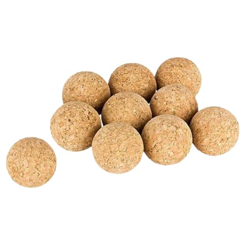 WOONEKY 10 Stück Teiliges Kork Holz Tischfußballbälle Ersatzbälle für Standard Tischkicker Natürliche Holzkonstruktion Robust und Passend für Gängigen Tischfußballspiele WOONEKY 10 Stück Teiliges Kork Holz Tischfußballbälle Ersatzbälle für Standard Tischkicker Natürliche Holzkonstruktion Robust und Passend für Gängigen Tischfußballspiele von WOONEKY