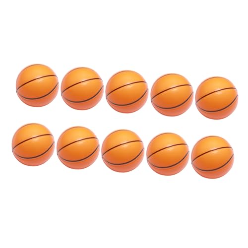 WOONEKY 10 Stück Teiliges Mini Basketball Stressbälle PU Schaumstoff Weiche Squeeze Bälle zur Stresslinderung und Motorikförderung Partyspielzeug für Erwachsene WOONEKY 10 Stück Teiliges Mini Basketball Stressbälle PU Schaumstoff Weiche Squeeze Bälle zur Stresslinderung und Motorikförderung Partyspielzeug für Erwachsene von WOONEKY
