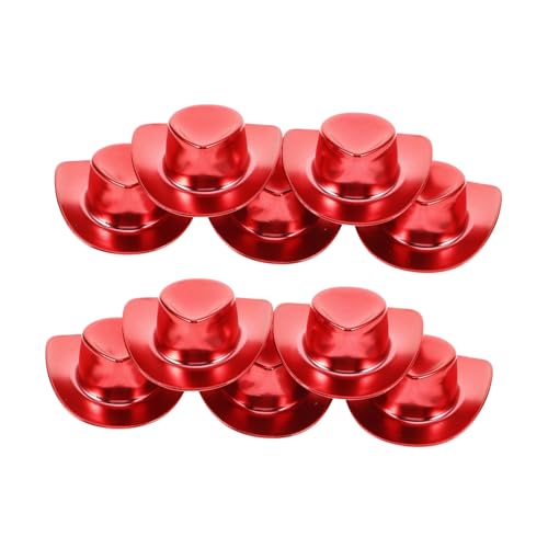 WOONEKY 10 Stück Teiliges Mini Cowgirl Hüte Miniatur Western Cowboyhüte für Puppen DIY Dekoration Zubehör WOONEKY 10 Stück Teiliges Mini Cowgirl Hüte Miniatur Western Cowboyhüte für Puppen DIY Dekoration Zubehör von WOONEKY