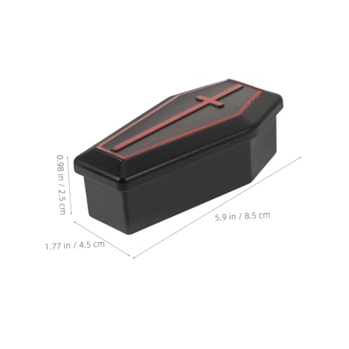 WOONEKY 10 Stück Teiliges Mini Sargbox Set aus Kunststoff Realistische Halloween Dekoartikel Vielseitige Streichrequisiten und Süßigkeitenboxen Kleine Coffin Ornamente für Halloween und WOONEKY 10 Stück Teiliges Mini Sargbox Set aus Kunststoff Realistische Halloween Dekoartikel Vielseitige Streichrequisiten und Süßigkeitenboxen Kleine Coffin Ornamente für Halloween und von WOONEKY