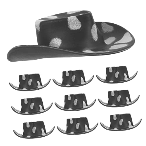 WOONEKY 10 Stück Teiliges Miniatur Cowboyhüte für Puppen Dekorative Hüte für Rollenspiele DIY Projekte und Puppenhaus Dekoration Leicht und Stabil für Kreative Bastelarbeiten WOONEKY 10 Stück Teiliges Miniatur Cowboyhüte für Puppen Dekorative Hüte für Rollenspiele DIY Projekte und Puppenhaus Dekoration Leicht und Stabil für Kreative Bastelarbeiten von WOONEKY