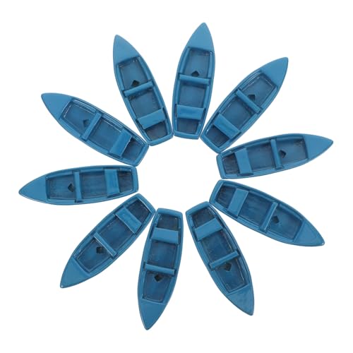 WOONEKY 10 Stück Teiliges Miniatur yachtmodell aus Resin Detailreich Gestaltetes Segelboot im Maßstab für DIY dioramen Stranddeko Puppenhaus und Nautische Themen Realistische von WOONEKY
