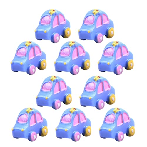 WOONEKY 10 Stück Teiliges Miniaturspielzeugautos aus Resin für Mikrolandschaften Dekoration für Garten Aquarium und Puppenhaus WOONEKY 10 Stück Teiliges Miniaturspielzeugautos aus Resin für Mikrolandschaften Dekoration für Garten Aquarium und Puppenhaus von WOONEKY