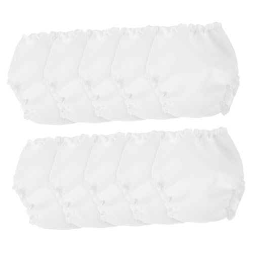 WOONEKY 10 Stück Teiliges Puppen Unterwäsche aus Elastischem Stoff Mini Puppenhöschen für Spielzeugpuppen Weiche Strapazierfähige Puppen Accessoires für Ankleiden von WOONEKY
