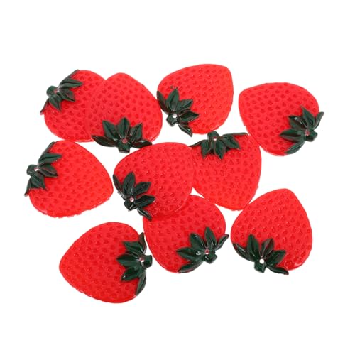 WOONEKY 10 Stück Teiliges Realistische Erdbeerscheiben aus PVC für Home Dekoration Fotografie Requisiten und Spielküche Lebensechtes Obstmodell für Künstliche Fruchtanzeige WOONEKY 10 Stück Teiliges Realistische Erdbeerscheiben aus PVC für Home Dekoration Fotografie Requisiten und Spielküche Lebensechtes Obstmodell für Künstliche Fruchtanzeige von WOONEKY