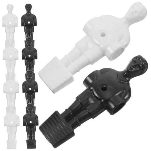 WOONEKY 10 Stück Teiliges Tischfußballspieler Ersatzfiguren aus Langlebigem mit Armbemalung Realistische Miniatur Fußballmänner für Tischkicker für Heim und Bürospiele von WOONEKY