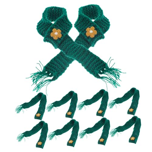 WOONEKY 10 Stück Teiliges Verstellbare Mini-schals aus Gestricktem Garn Dekorative Puppenzubehör und DIY-Accessoires für Puppen Weinflaschen Flaschen und Bastelprojekte in Grün WOONEKY 10 Stück Teiliges Verstellbare Mini-schals aus Gestricktem Garn Dekorative Puppenzubehör und DIY-Accessoires für Puppen Weinflaschen Flaschen und Bastelprojekte in Grün von WOONEKY