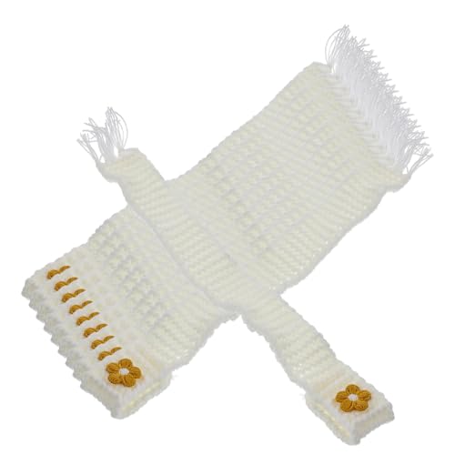 WOONEKY 10 Stück Teiliges Verstellbare Weiße Mini Strickschals Dekorative Puppenzubehör DIY Bastel-schals für Puppen Flaschen Süße Charmante Kleine Halstücher als Geschenkideen WOONEKY 10 Stück Teiliges Verstellbare Weiße Mini Strickschals Dekorative Puppenzubehör DIY Bastel-schals für Puppen Flaschen Süße Charmante Kleine Halstücher als Geschenkideen von WOONEKY