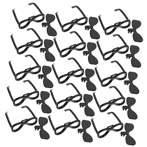 WOONEKY 100 Stück Mini Puppen Sonnenbrille Farbige Accessoires für Puppen für Rollenspiele und Kinderfotografie Fördert Kreativität und Fantasie WOONEKY 100 Stück Mini Puppen Sonnenbrille Farbige Accessoires für Puppen für Rollenspiele und Kinderfotografie Fördert Kreativität und Fantasie von WOONEKY