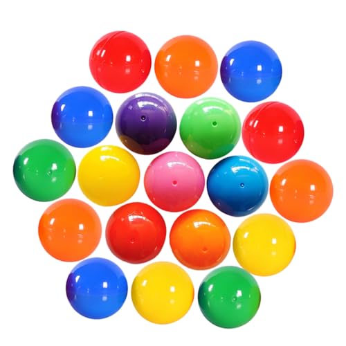 WOONEKY 100 Stück Öffbare Glücksball Kapseln für Partys Bunte Lotteriekugeln für Unterhaltsame Spiele für Festlichkeiten und Überraschungen von WOONEKY