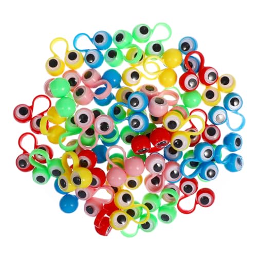 WOONEKY 100 Stück Teiliges Augen Fingerpuppen Augenringe für Party Mitgebsel und Geburtstagsgeschenke Leicht Langlebig und Kreatives Spielvergnügen WOONEKY 100 Stück Teiliges Augen Fingerpuppen Augenringe für Party Mitgebsel und Geburtstagsgeschenke Leicht Langlebig und Kreatives Spielvergnügen von WOONEKY