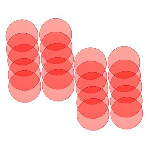 WOONEKY Bunte Bingo Chips 100 Stück für Kinder Transparente Zählchips zum Mathematiklernen Kleine Runde Zähler für Frühförderung Spielzubehör für Klassenzimmer und Lernspiele von WOONEKY
