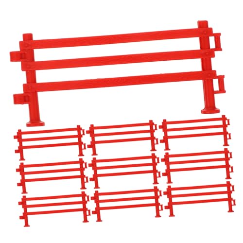 WOONEKY 100 Stück Zaun für Spielzeugzubehör Kleiner Zaun Panel Mini Bauernhof Zaun Streikposten Feengarten Pferdezaun Pferdestall-Spielset Plastik Braun WOONEKY 100 Stück Zaun für Spielzeugzubehör Kleiner Zaun Panel Mini Bauernhof Zaun Streikposten Feengarten Pferdezaun Pferdestall-Spielset Plastik Braun von WOONEKY
