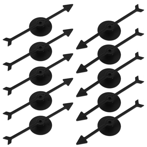 WOONEKY 10Stücke Kunststoff Brettspiel Pfeilspinner Wiederverwendbare Spielzeiger für DIY Brettspiele Fördert Interaktivität und für Familien und Gruppenspiele WOONEKY 10Stücke Kunststoff Brettspiel Pfeilspinner Wiederverwendbare Spielzeiger für DIY Brettspiele Fördert Interaktivität und für Familien und Gruppenspiele von WOONEKY