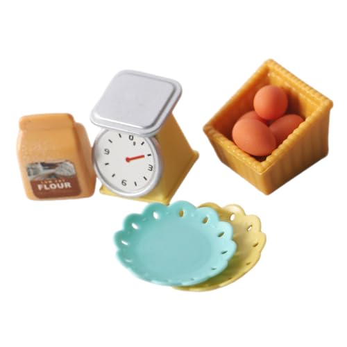 WOONEKY Zubehör 12 Küchenwaage Und Eier Miniaturlandschaften Und Spielzeugmodelle Dollhouse WOONEKY Zubehör 12 Küchenwaage Und Eier Miniaturlandschaften Und Spielzeugmodelle Dollhouse von WOONEKY
