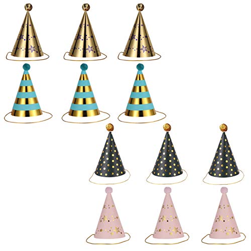 WOONEKY 12 Stück Geburtstag Partyhüte Lustige für Erwachsene Dekorative Partyaccessoires für Unvergessliche WOONEKY 12 Stück Geburtstag Partyhüte Lustige für Erwachsene Dekorative Partyaccessoires für Unvergessliche von WOONEKY