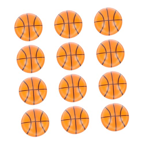 WOONEKY 12 Stück Mini Basketball Stressbälle PU Schaumstoff Bälle für Druckabbau und Sensorisches für Badewanne und Indoor Spielgelegenheiten von WOONEKY