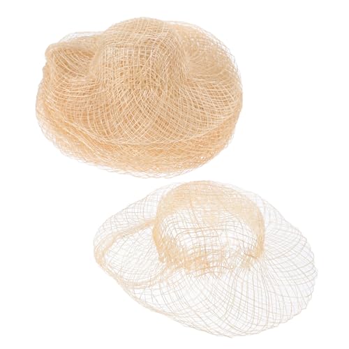 WOONEKY 12 Stück Mini Woven Straw Hats für Puppenhaus Dekoration Handgefertigte Kreative Hüte als Foto Requisiten für DIY Projekte für Kindergeburtstage und Besondere Anlässe von WOONEKY