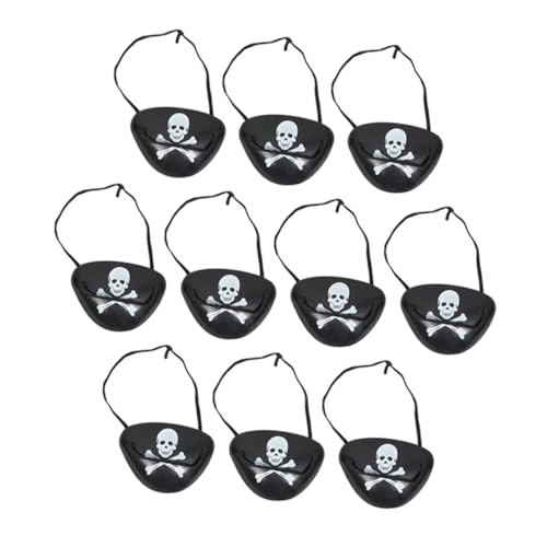 WOONEKY 12 Stück Piraten Augenklappen Teiliges für Erwachsene für Halloween Karneval und Mottopartys Einzigartiges Design mit Muster Verstellbare Augenmaske für Cosplay WOONEKY 12 Stück Piraten Augenklappen Teiliges für Erwachsene für Halloween Karneval und Mottopartys Einzigartiges Design mit Muster Verstellbare Augenmaske für Cosplay von WOONEKY