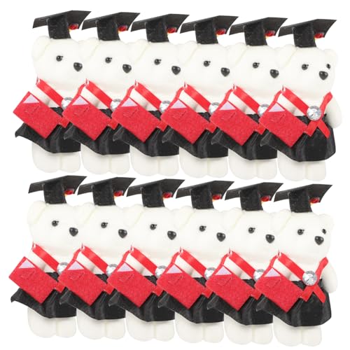 WOONEKY 12 Stück Teiliges Abschlussbären Leichte Doktor Bären Polyester Süße DIY Bouquet Dekoration für Schulabschluss für Absolventinnen Praktische Abschlussgeschenke WOONEKY 12 Stück Teiliges Abschlussbären Leichte Doktor Bären Polyester Süße DIY Bouquet Dekoration für Schulabschluss für Absolventinnen Praktische Abschlussgeschenke von WOONEKY