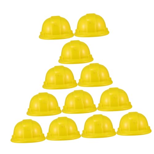 WOONEKY 12 Stück Teiliges Bauhelme aus Robustem Kunststoff Realistisch Gestaltete Gelbe Sicherheitshelme Spielerisch für Baustellen Party und Verkleidung Geeignet für Jungen und Mädchen WOONEKY 12 Stück Teiliges Bauhelme aus Robustem Kunststoff Realistisch Gestaltete Gelbe Sicherheitshelme Spielerisch für Baustellen Party und Verkleidung Geeignet für Jungen und Mädchen von WOONEKY