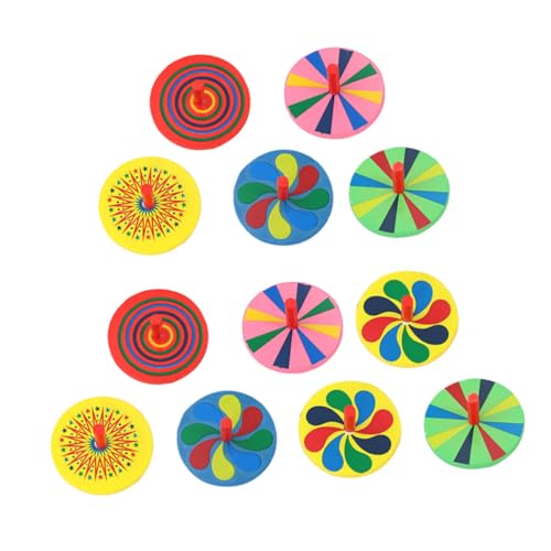WOONEKY 12 Stück Teiliges Bunter Holz Kreiselspielzeuge Pädagogische Gyroskope für Fördert Hand Augen Koordination Leicht und Kreativ für Spiel und Spaß Zufällige Farbe Zufällige Farbe WOONEKY 12 Stück Teiliges Bunter Holz Kreiselspielzeuge Pädagogische Gyroskope für Fördert Hand Augen Koordination Leicht und Kreativ für Spiel und Spaß Zufällige Farbe Zufällige Farbe von WOONEKY