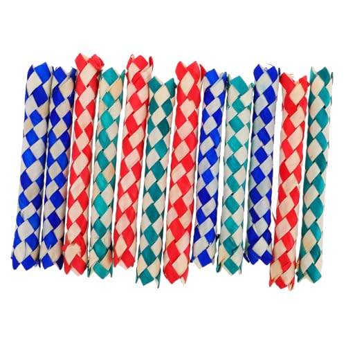 WOONEKY 12 Stück Teiliges Chinesische Fingerfalle aus Bambus für Kinderpartys Robustes DIY für Vögel Papageien und Soziale Interaktionen Schule und Freizeit WOONEKY 12 Stück Teiliges Chinesische Fingerfalle aus Bambus für Kinderpartys Robustes DIY für Vögel Papageien und Soziale Interaktionen Schule und Freizeit von WOONEKY