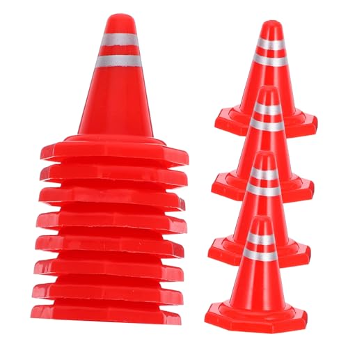 WOONEKY 12 Stück Teiliges DIY Verkehrsschild Modellset Sandtisch Straßensperren Simulation Verkehrsleitkegel für Kreative Spielszene und Verkehrserziehung WOONEKY 12 Stück Teiliges DIY Verkehrsschild Modellset Sandtisch Straßensperren Simulation Verkehrsleitkegel für Kreative Spielszene und Verkehrserziehung von WOONEKY