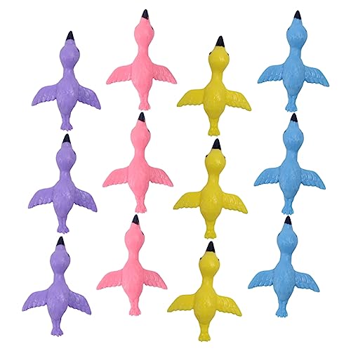 WOONEKY 12 Stück Teiliges Flamingo Fingerspielzeug aus Elastischem TPR Lustige Schleuder für Robust und Sicher Partyspielzeug für Mädchen und Jungen Bunte Mixfarben WOONEKY 12 Stück Teiliges Flamingo Fingerspielzeug aus Elastischem TPR Lustige Schleuder für Robust und Sicher Partyspielzeug für Mädchen und Jungen Bunte Mixfarben von WOONEKY