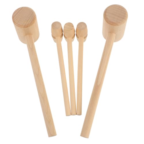 WOONEKY 12 Stück Teiliges Holzhammer Krabben und Hummermallet aus Hartholz Kompakt und Leicht für Meeresfrüchte Schalen DIY Schmuckherstellung Vielseitig für Küche und Handwerk WOONEKY 12 Stück Teiliges Holzhammer Krabben und Hummermallet aus Hartholz Kompakt und Leicht für Meeresfrüchte Schalen DIY Schmuckherstellung Vielseitig für Küche und Handwerk von WOONEKY