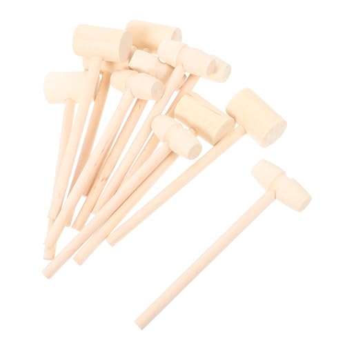 WOONEKY 12 Stück Teiliges Mini Holzhammer Glatte Oberfläche Leichtes Holzspielzeug für Motorische Sichere Verarbeitung Tragbares Lernspielzeug für Jungen und Mädchen WOONEKY 12 Stück Teiliges Mini Holzhammer Glatte Oberfläche Leichtes Holzspielzeug für Motorische Sichere Verarbeitung Tragbares Lernspielzeug für Jungen und Mädchen von WOONEKY