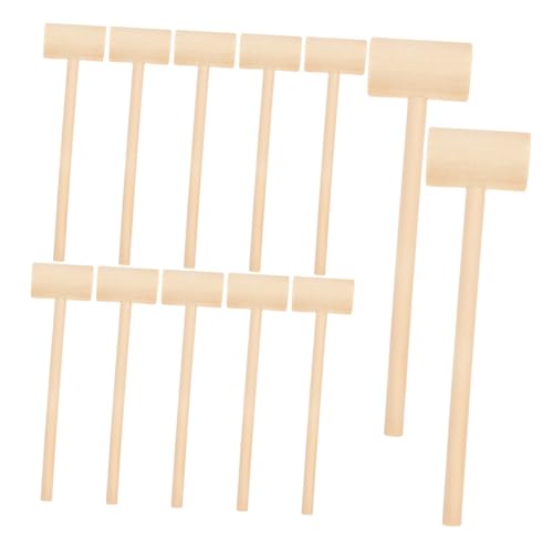WOONEKY 12 Stück Teiliges Mini Holzhammer für Lustiges Mallet aus Massivem Holz Fördert Hand Augen Koordination für Jungen und Mädchen Sicheres und Kreatives für Kleine Hände WOONEKY 12 Stück Teiliges Mini Holzhammer für Lustiges Mallet aus Massivem Holz Fördert Hand Augen Koordination für Jungen und Mädchen Sicheres und Kreatives für Kleine Hände von WOONEKY
