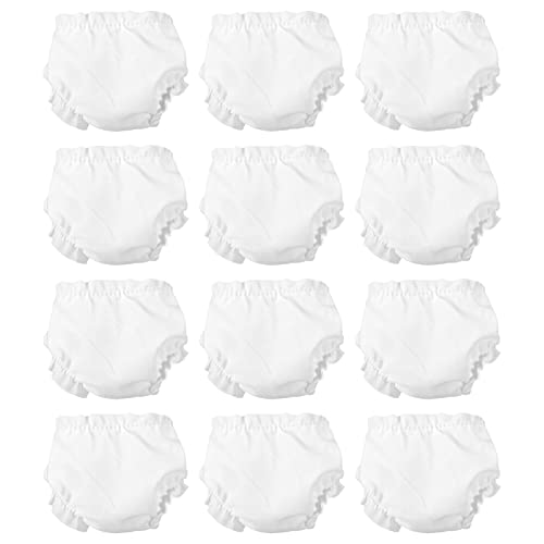 WOONEKY 12 Stück Teiliges Puppenzubehör mit Süßen Unterwäsche Outfits für Babypuppen für Kreative Rollenspiele und Puppenpartys Fördert die Vorstellungskraft von WOONEKY