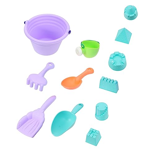 WOONEKY 12 Stück Teiliges Set Strandspielzeug für Wasser und Sandspiele Kreatives Wasserspielzeug mit Sandschaufel für Outdoor Aktivitäten Fördert die Entwicklung Zufällige Farbe von WOONEKY